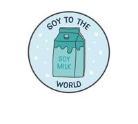 Soy To The World Men's Christmas T-Shirt - White - 5XL - White