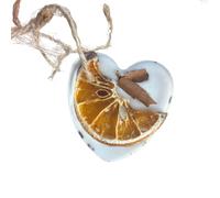 Soy Wax Air Freshener Cinnamon Spice scent - Heart Shaped Hanging Wardrobe Freshener - Scented Aroma Tablet - Wedding favour - Postable gift - Wax Sachet - Gift