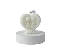 Soy Wax Scented Decorative Candle Heart Aromatherapy Table Decoration Angel Shape Candle Gift