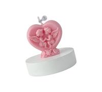 Soy Wax Scented Decorative Candle Heart Aromatherapy Table Decoration Angel Shape Candle Gift
