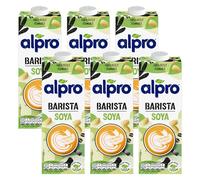 Soya Bean Milk UHT 1L Pack of 6 Vegan Plant Based Dairy FREE Long Life Protein Drink Barrista Coffee Whitener Compatible with Alpro Vanilla Dessert with Welari Thank You Card | (6pack) (6litre)