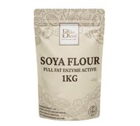Soya Flour 1kg - by Bake Blend - Full Fat Enzyme Active Soy Flour for Baking - Natural Bread Improver for a Softer Crumb & Better Rise - High Protein - Vegan - Halal