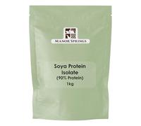SOYA Protein Isolate (90% Protein) 1kg by Manor Springs, Unflavoured, Vegan Protein Shake
