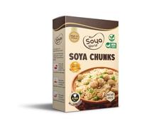 Soya world Premium Soya Chunks 250g | High Protein & Fiber | 100% Vegetarian Meat Substitute | Ideal for Curries, Biryani, Pulao & Snacks | Hygienically Packed