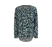 Soyaconcept Women's SC-Blenda Printed Sustainable Blouse, Green Haze Combi, Medium