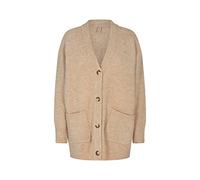 Soyaconcept Women's SC-Nessie 39 Long Knit Cardigan Sweater, Sand Melange, L