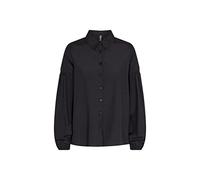 Soyaconcept Women's SC-Netti 11 Classic Longsleeve Button Shirt, Black, Small