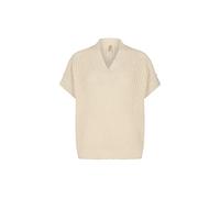 Soyaconcept Women's SC-Remone 18 v-Neck Knit Slipover Sweater, Cream, M