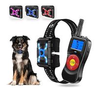 SOYAO Professional Anti Barking Dog Collars, Bark Collar with Remote, Training Spray/Vibration/Sound/Light/Multi System, Control Range Up to 2700ft, Stop Barking, Black