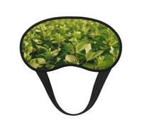 Soybean Field Sleep Mask for Side Sleeper Soft Breathable Sleeping Eye Mask Blackout Silk Eye Sleep Shade Cover with Elastic Strap Night Blindfold for Women Men Travel Nap