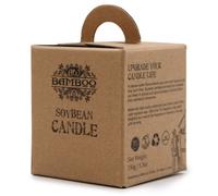 A & W Soy Wax Candles, Orange, 7 x 7 x 7.5 cm