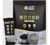 Soybean Powder, Soybean Milk Powder, Instant Nutritious Beverage, Instant Tofu Flower, Chinese Instant Cereal, Healthy and Nutritious Breakfast, Dessert Dim Sum (Black bean soybean milk powder,360g)