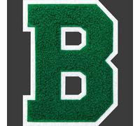 SOYCEV 4.5" Varsity Letter Patches Chenille Iron on Letters Large Letterman Jacket Patches for Clothing/Jacket/Varsity/Bag (Green, B)