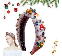 SOYDAN Christmas Headband | Wide Sashes for Holidays | Festive Party Accessory, Christmas Accessories, Christmas Hat Toppers for Women