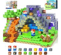 Soyee Magnetic Blocks 100PCS Kids Toys Magnetic Building Blocks Sensory Stem Boys Toys Ages 3-5 4-6 5-7 Classroom Must Haves 3 4 5 6 7 8 9 10 Year Old Boy Birthday Gifts