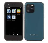 SOYES XS12 Super Mini 4G LET Smartphone 3.0 Inch Display 4GB RAM 32GB ROM Android 10.0 5GWiFi Phone Supporting Face Recognition Dual Card Dual Standby (Blue)