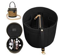 Soyizom Purse Organiser for Cannes Bag, Felt Bag Organiser Insert, Black