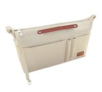 Soyizom Purse Organiser Insert Bag Organiser for Handbags Insert Tote, Felt Purse Organiser Bag in Bag Fits for Neverfull Speedy Alma ONTHEGO Book Tote and More(Beige,Medium)