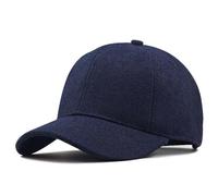 SOYNIA Baseball Caps Mens Hat Big Head Man Large Size Baseball Hats Male Outdoors Plus Size Felt Sport Caps 61-68Cm Navyblue