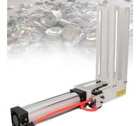 SOYPAX Can Crusher Bottle Opener, Heavy Duty Crushes Soda Cans and Beer Cans, Silver, Stainless Steel, Freestanding