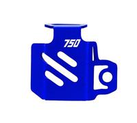 SOYTZBMK Reservoir Protector CNC Aluminum Rear Brake Fluid Reservoir Guard Cover Protector For KAWASAKI Z750 Z 750 2007 2008 2009 2010 2011 2012(Blue)