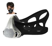 SOYUZERISH loop experience altitude training mask altitude trainer mask running masks breathing trainer powerbreathe oxyfit advantage high altitude training masks resistance breathing (Silver)