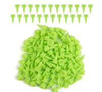 Sozasojux 100-Pack Green Golf Tees with 25mm Castle Design for Enhanced Visibility and Durability on the Course