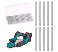 sozuoi Reversible Electric Planer Blades,82mm HSS Carbide Planer Blades | 10Pcs Professional Precision Ground DIY Woodworking Machinery Part with Two Cutting Edges for Makita,Bosch,DeWalt,Ryobi