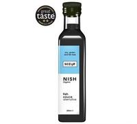 NISH Sauce - vegetarian vegan fish sauce organic certified gluten free and plant based brewed in the UK - Glass 250ml Pack of 1, Natural