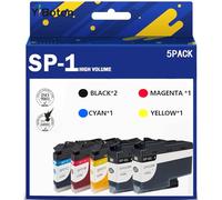 SP-1 SP01 Ink Cartridge SP01BKS SP01CS SP01MS SP01YS Replacement for Brother SP-1 Sublimation (4Pack Black Cyan Magenta Yellow)