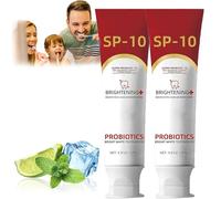 Sp-10 Toothpaste, Super Probiotic Toothpaste Sp-10, Sp-10 Ultra Whitening Toothpaste With 6 Probiotics, Sp-10 Probiotic Toothpaste Deep Cleaning Care Teeth (2Pcs)