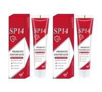 Sp-14 Probiotics Brightening Toothpaste Ultra Whitening Probiotics Toothpastes Deep Cleaning Oral Care Toothpaste,120g 2pcs
