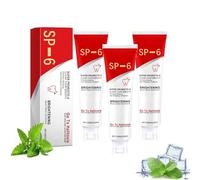 Sp-6 Probiotic Toothpaste, Sp-6 Ultra Whitening Toothpaste, Ultra Whitening, Deep Cleaning Oral Care, Healthier Teeth, Fluoride-Free, Protects Enamel, Freshens Breath (B 3)