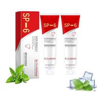 Sp-6 Probiotic Toothpaste, Sp-6 Ultra Whitening Toothpaste, Ultra Whitening, Deep Cleaning Oral Care, Healthier Teeth, Fluoride-Free, Protects Enamel, Freshens Breath (B 2)