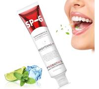 Sp-6 Probiotic Whitening Toothpaste,Contains Six Types of Probiotics,Fluoride Free,Reduces Plaque and Improves Gum Health,Fresh Mint Flavor(2)