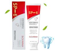 SP-6 Ultra Whitening Toothpaste 120g, Probiotics Brightening & Fresh Breath Oral Care