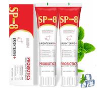 SP-8 Probiotic Toothpaste,2pcs SP8 Ultra Whitening Toothpaste,Sp 8 Probiotic Whitening Formula for Bright,Healthy Smiles - Deep Cleaning&Fresh Breath&Oral Care,120g*2