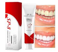 SP-8 Ultra Whitening Toothpaste,120g*2 Deep Cleaning Probiotic Toothpaste,Super Probiotic,Whitening Tooth Paste for Health, Breath, Deep Cleaning Care for Healthier Teeth