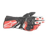 SP-8 V3 Leather Gloves Black/White/Red
