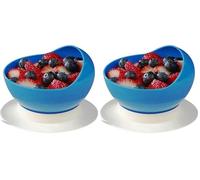 SP Ableware 745340000 Maddak Ableware Scooper Bowl with Suction Cup Base, Blue (Pack of 2)