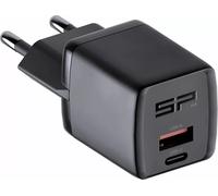 SP CONNECT Mobile Phone Wallcharger EU Black USB A Socket USB-C 220V 1A 52837