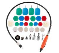 SP-DP030USA 30pc Mini Detail Polisher Pads for Rotary Tools, Cordless Electric Drill - Tight Area Detailing, Polishing, Waxing, Sealing Glaze