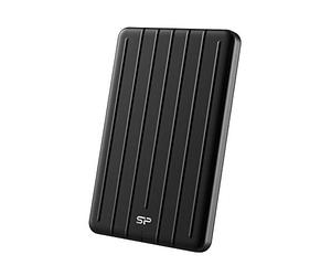 SP Silicon Power 2TB Rugged Portable External SSD Bolt B75 Pro USB 3.1 Gen 2 with USB-C to USB-C/USB-A Cables, Black,SU020TBPSD75PSCKEU