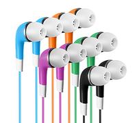 SP SOUNDPRETTY Bulk Kids Earbuds for Classroom 100 Pack Multi Color Bulk Multi Pack Earbuds Earphones Headphones for Children Students Schools Computers iPad Chromebooks Libraries Hospitals