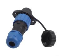 SP13 Panel Mount Circular Cable Connector, 2-7 Pin, IP68 Waterproof, Gold-Plated Copper Contacts, High-Vibration Industrial Use(4pin)