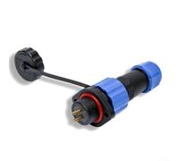 SP13 Panel Mount Circular Cable Connector, 2-7 Pin, IP68 Waterproof, Gold-Plated Copper Contacts, High-Vibration Industrial Use(2pin)