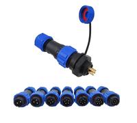 SP1310 SP1312 Connector SP13 2pin 3pin 4pin 5pin 6pin 7pin 9pin IP68 Connectors Plugs And Socket 1Pcs(7PIN-PG7)