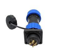 SP20 Connector Corrugated Pipe Flange Socket 2/3/4/5/6/7/9/10/12/14Pin 1Pcs(14 pin)