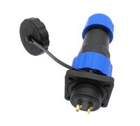 SP20 Connector Socket With Flange 4 Hole IP68 2 Pin 3/4/5/6/7/8/9/10/12/14Pin 1Pcs(5 pin)
