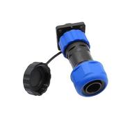 SP20 corrugated pipe IP68 waterproof connector plug and socket 2pin 3/4/5/6/7/9/10/12/14Pin IDGTTLDF(12 pin)